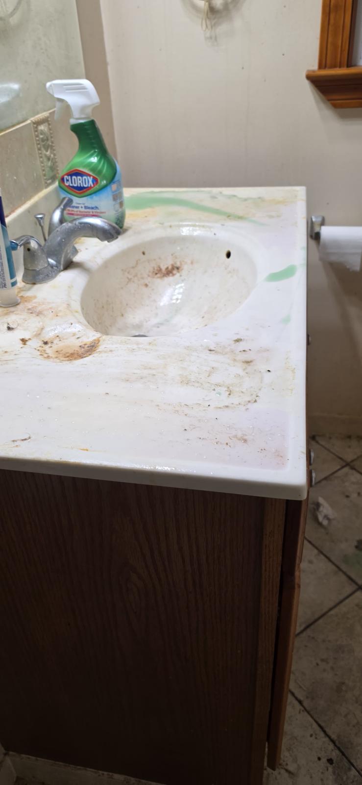 Before cleaning